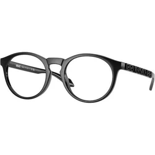Stilvolle Schwarze Brille Versace - Versace - Modalova