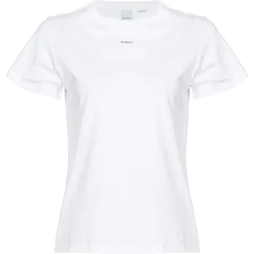 T-Shirts , female, Sizes: L, XS, 2XS, S, M - pinko - Modalova