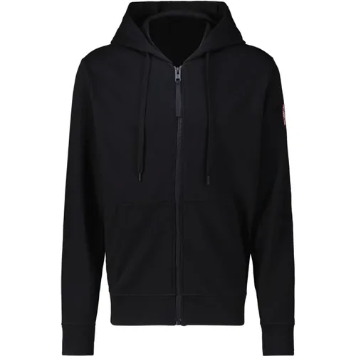 Baumwoll Zip Hoodie , Herren, Größe: 2XL - Canada Goose - Modalova