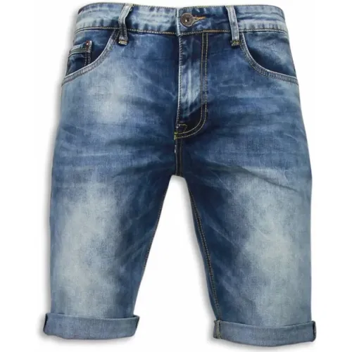Elegante Shorts für Männer - Kurze Jeansshorts für Männer - B079 - True Rise - Modalova