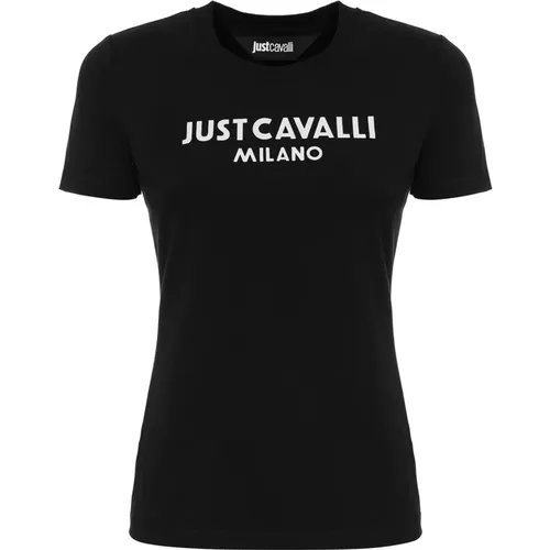 Stilvolle T-Shirts und Polos , Damen, Größe: S - Just Cavalli - Modalova