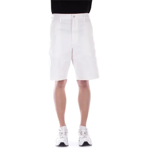 Weiße Shorts mit Reißverschluss und Taschen , Herren, Größe: W27 - Carhartt WIP - Modalova