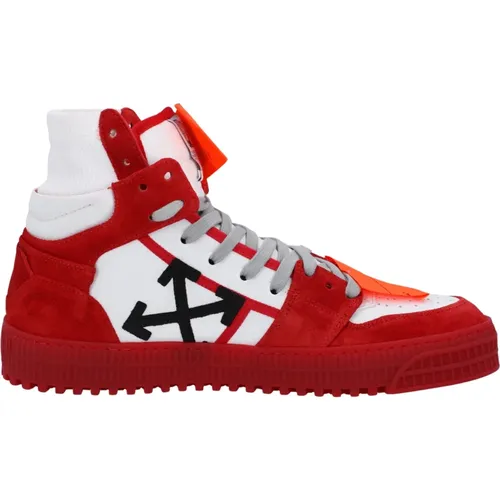 Hohe Pfeil-Sneakers in dezenter Farbe - Off White - Modalova