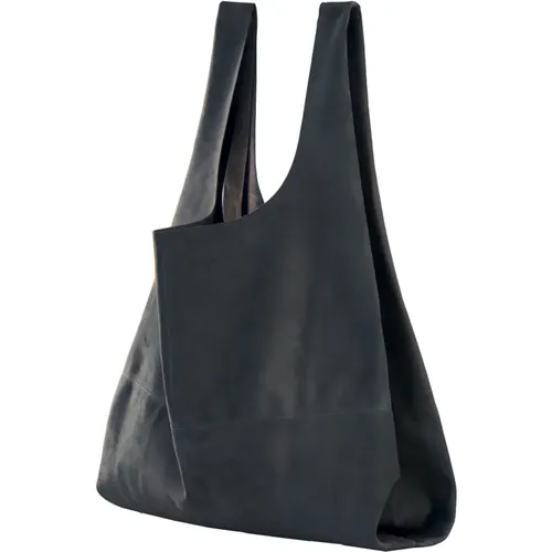 XL Shopper Bag in Suede , female, Sizes: ONE SIZE - Cortana - Modalova