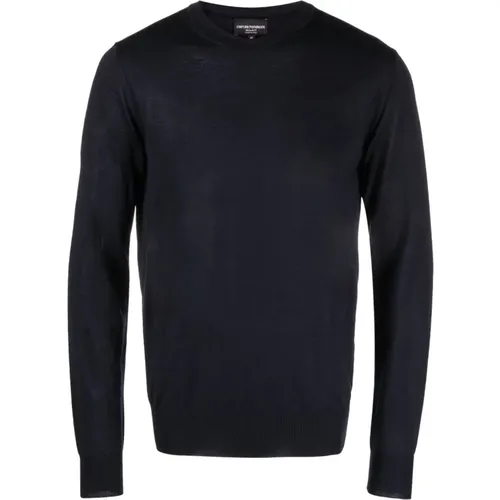 Wollstrick Logo Pullover - Emporio Armani - Modalova