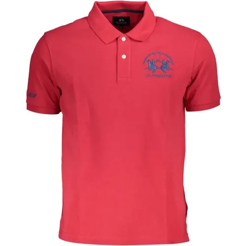 Chic Pink Short Sleeve Polo , male, Sizes: M, XL - LA MARTINA - Modalova