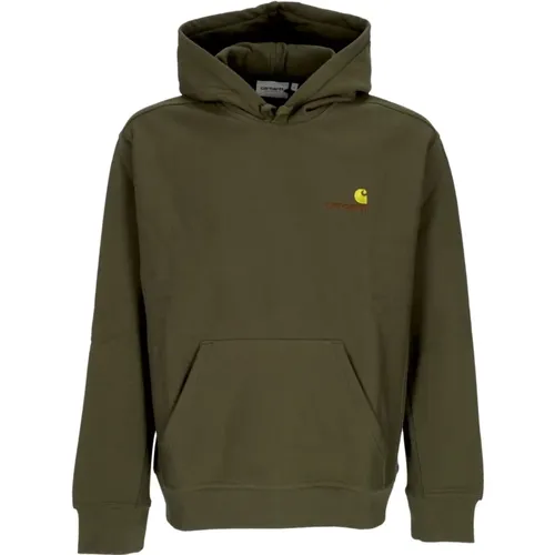 Script Plant Hooded Sweatshirt , male, Sizes: L - Carhartt WIP - Modalova