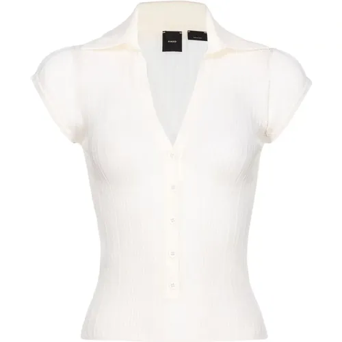 Classic Polo Shirt , female, Sizes: S, M, L - pinko - Modalova