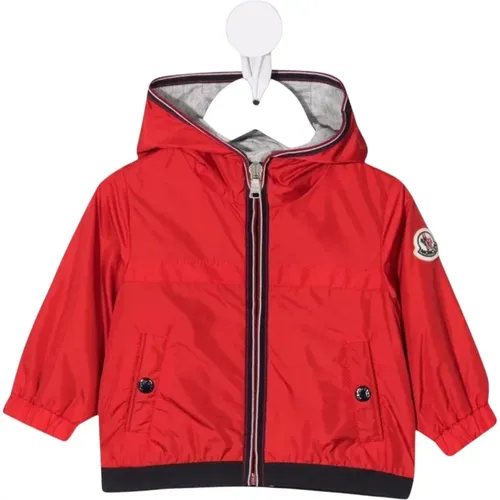 Rote Kapuzenjacke für Kinder - Moncler - Modalova