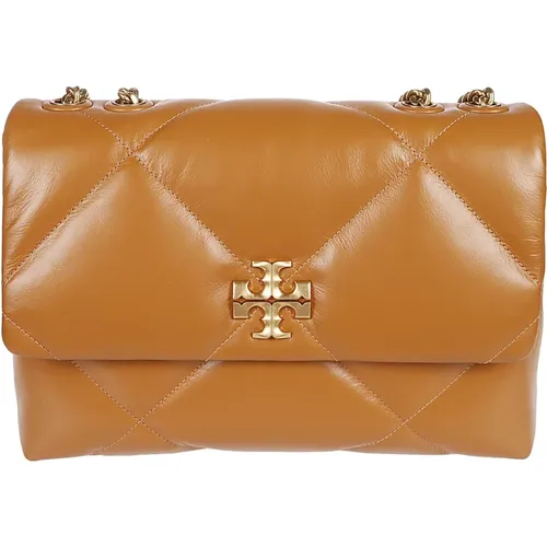 Diamant-Stepp Konvertierbare Schultertasche - TORY BURCH - Modalova