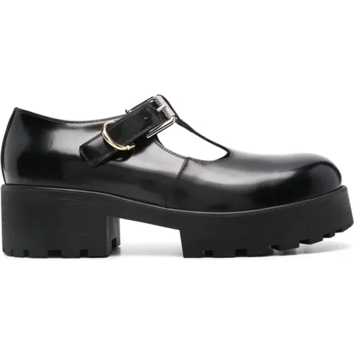 Flat Shoes with Buckle Detailing , female, Sizes: 4 UK, 5 UK, 3 UK - Givenchy - Modalova