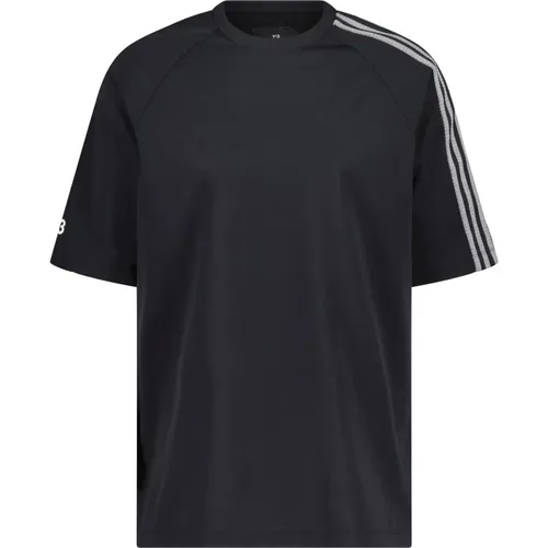 Logo Striped T-Shirt , male, Sizes: L, S, M, XL - Y-3 - Modalova