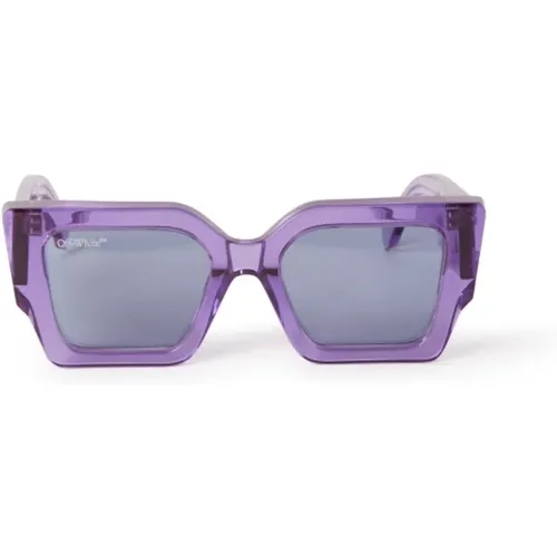 Catalina Sunglasses , unisex, Sizes: 55 MM - Off White - Modalova