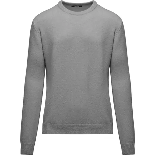 Basic Wool Blend Round Neck Pullover , male, Sizes: M, 3XL, XL, L, 2XL, XS, S - BomBoogie - Modalova