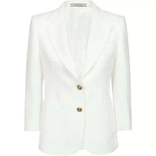Ex814 Bianco Jacket , female, Sizes: S, XS - Tagliatore - Modalova
