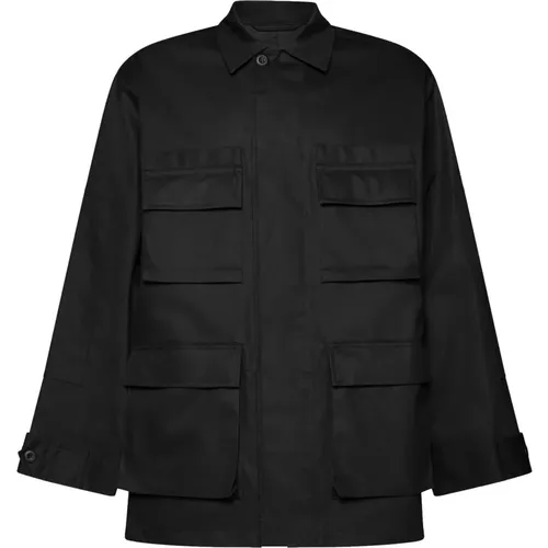 Multi Pocket Cargo Shirt Jacket , male, Sizes: S, M - Balenciaga - Modalova