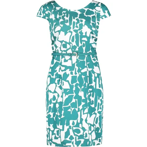 Etui-Kleid mit Grafischem Print , Damen, Größe: XL - Betty & Co - Modalova