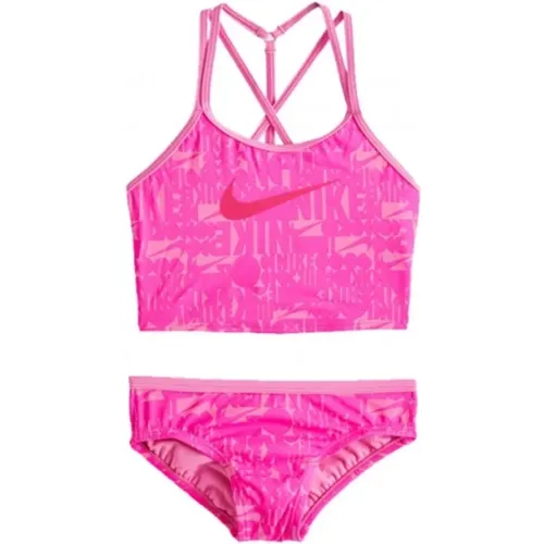 Stilvolles Crossback Midkini Set , Damen, Größe: L - Nike - Modalova