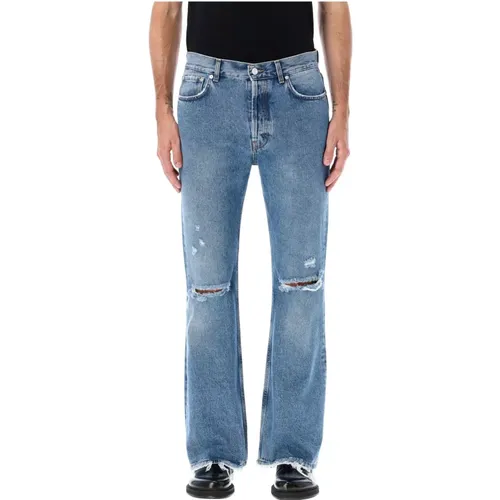 Rider Cut Jeans Trashed Mid , Herren, Größe: W33 - Séfr - Modalova