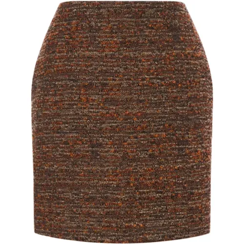 Fantasia Tweed Skirt , female, Sizes: S - alberta ferretti - Modalova