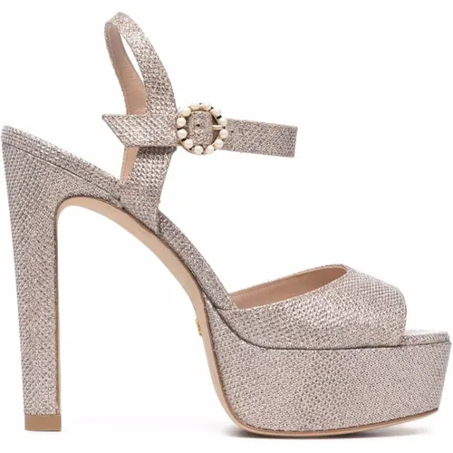 Rhinestone Piper Pumps Sandals , female, Sizes: 6 UK, 5 1/2 UK, 7 1/2 UK - Stuart Weitzman - Modalova