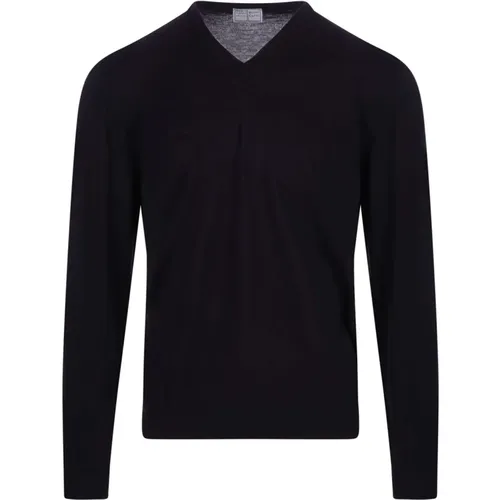 Sweaters , male, Sizes: 6XL, L, 4XL, 3XL, M, XL, 5XL - Fedeli - Modalova