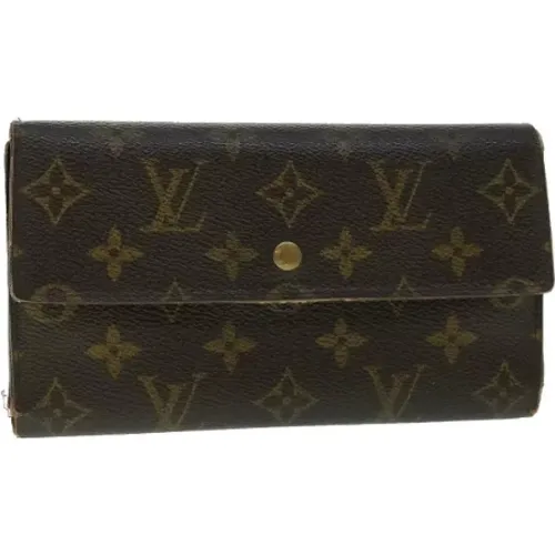 Pre-owned Canvas wallets , female, Sizes: ONE SIZE - Louis Vuitton Vintage - Modalova