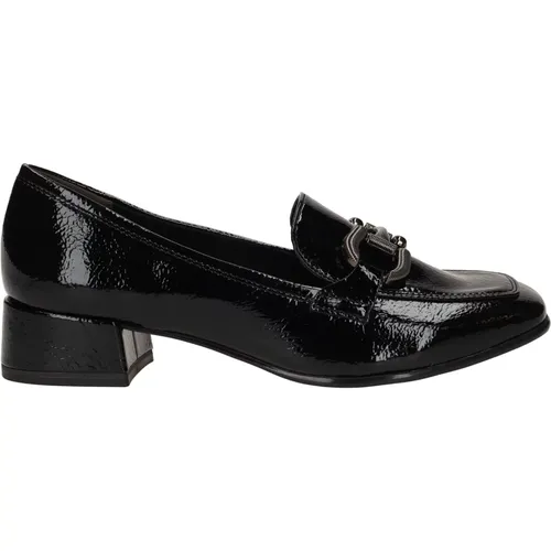 Eleganter Schwarzer Pump mit Bequemem Absatz , Damen, Größe: 39 EU - tamaris - Modalova