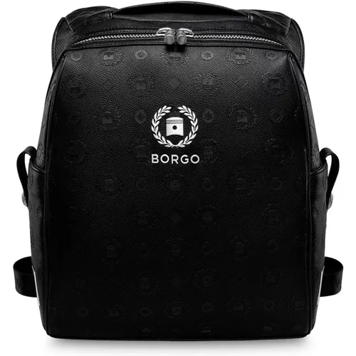 Toretta Nero Backpack , male, Sizes: ONE SIZE - Borgo - Modalova