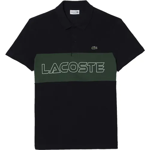 Sportliches Poloshirt mit Colorblock , Herren, Größe: L - Lacoste - Modalova