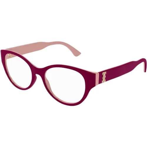 Acetate Optical Glasses , unisex, Sizes: 53 MM - Cartier - Modalova