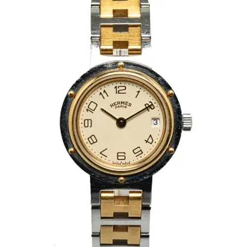 Pre-owned Metal watches , female, Sizes: ONE SIZE - Hermès Vintage - Modalova