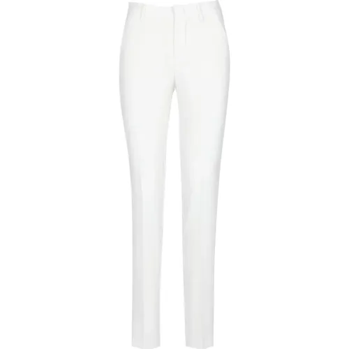 Weiße Slim-fit Jeans , Damen, Größe: 2XS - Tagliatore - Modalova