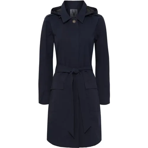 Spring Function Trenchcoat Jacket Navy , female, Sizes: 4XL - Notyz - Modalova