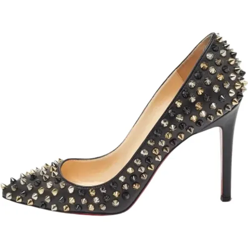 Pre-owned Leather heels , female, Sizes: 4 1/2 UK - Christian Louboutin Pre-owned - Modalova