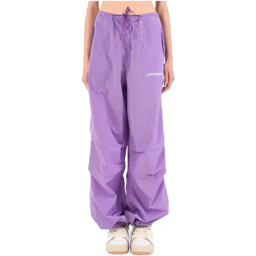Cargo nylon pants with drawstring waist , female, Sizes: XS, M, S, L - Hinnominate - Modalova