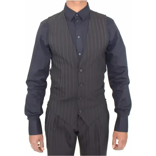 Classic Suit Vest for Men , male, Sizes: XS - Dolce & Gabbana - Modalova