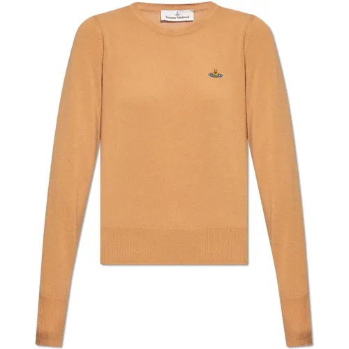 Bea sweater with logo , female, Sizes: M, S, L - Vivienne Westwood - Modalova