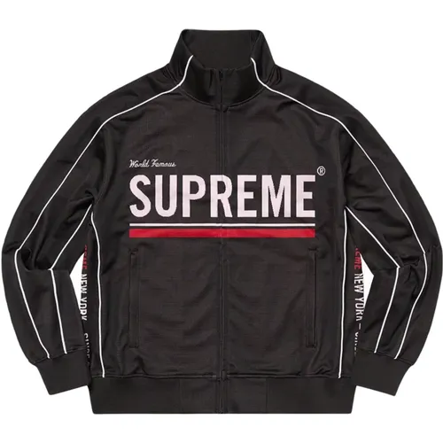 World Famous Jacquard Track Jacket , male, Sizes: S, 2XL, XL, M, L - Supreme - Modalova