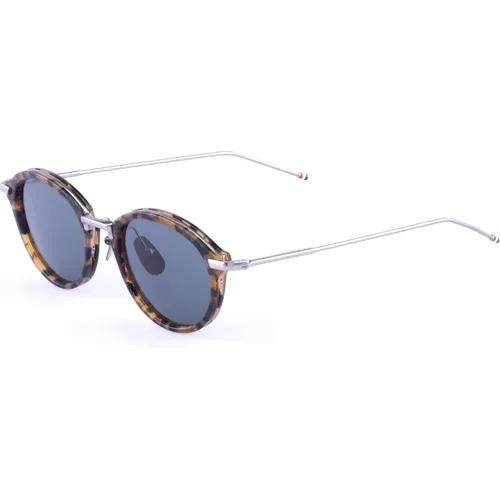 Thom , Round Tortoise Sunglasses , male, Sizes: ONE SIZE - Thom Browne - Modalova