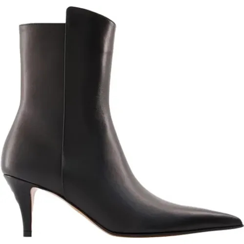 Leather boots , female, Sizes: 5 UK, 7 UK, 4 UK, 6 UK - alexander mcqueen - Modalova