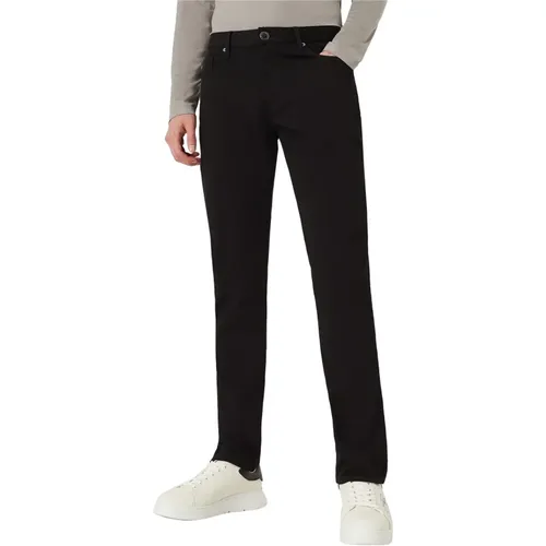 Slim-fit Trousers , male, Sizes: W32, W29, W30 - Emporio Armani - Modalova