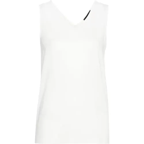 Weiße Topwear für Frauen SS24,Ärmelloses Top - Fabiana Filippi - Modalova