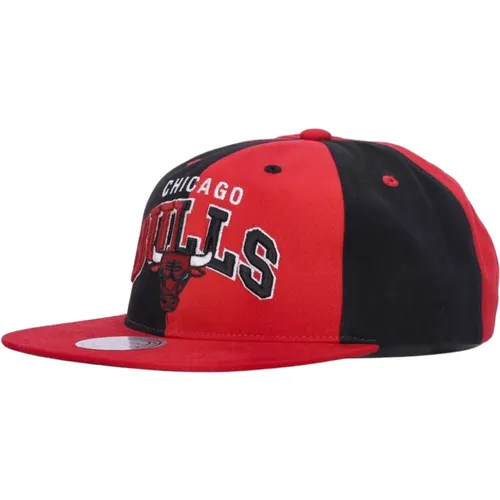 Chicago Bulls NBA Kappe Rot/Schwarz - Mitchell & Ness - Modalova