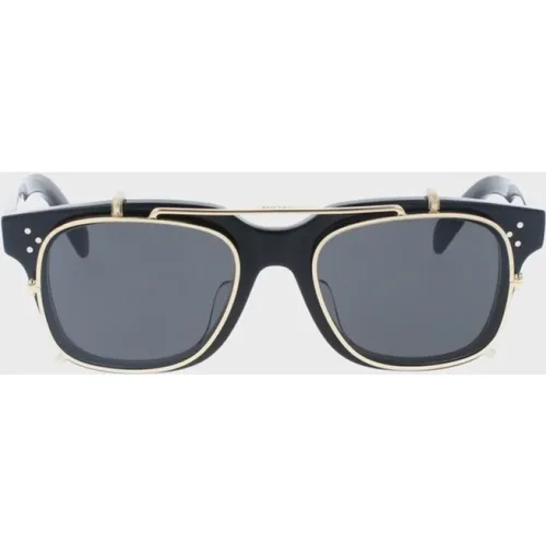 Stilvolle Sonnenbrille Schwarzer Rahmen - Celine - Modalova