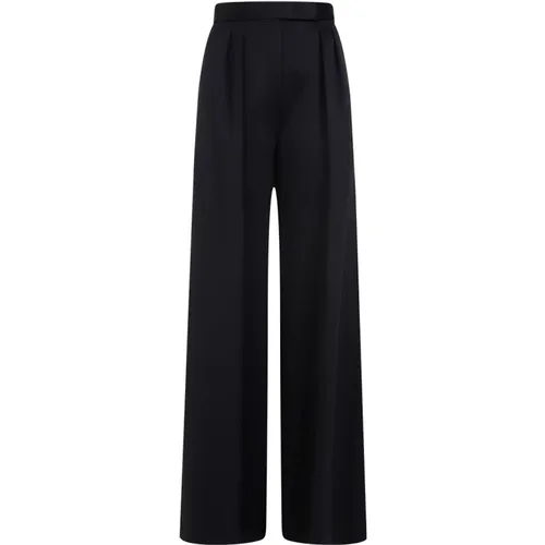 Wide Leg Scuba Effect Pants , female, Sizes: M - Max Mara - Modalova