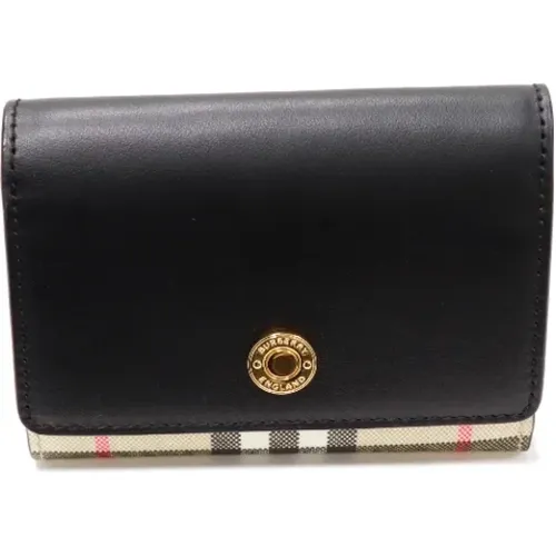 Pre-owned Canvas wallets , female, Sizes: ONE SIZE - Burberry Vintage - Modalova