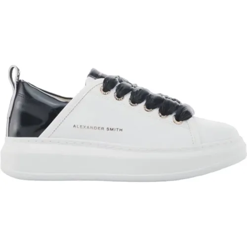 Leather Sneaker - /Black , female, Sizes: 4 UK, 8 UK, 7 UK, 2 UK, 3 UK, 5 UK - Alexander Smith - Modalova
