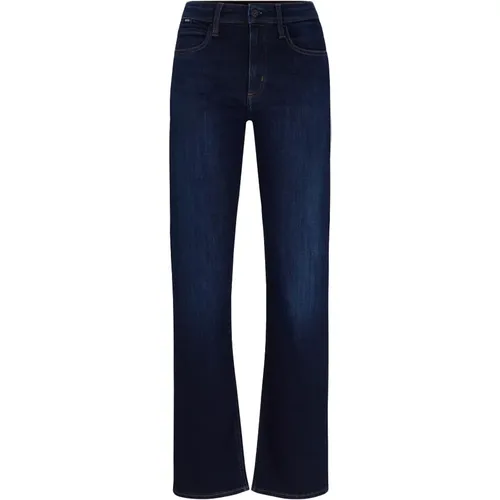 Parkway Straight Fit Denim Jeans , Damen, Größe: W33 L32 - Hugo Boss - Modalova