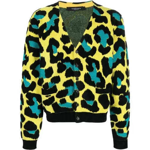WOV Leopard Pullover Versace - Versace - Modalova